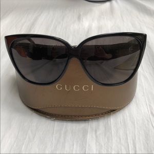 Gucci dark havana sunglasses
